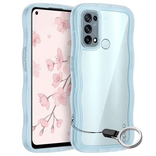 Amazon.co.jp: HILEGENER for OPPO Reno5 A かわいい ケース うねうね